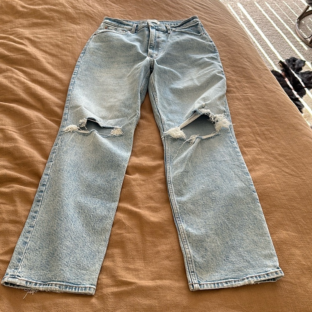 Abercrombie and fitch 90s high-rise straight jean
